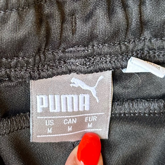 Puma boys/men’s size medium track pant ankle zippers drawstring streetwear - Picture 3 of 10